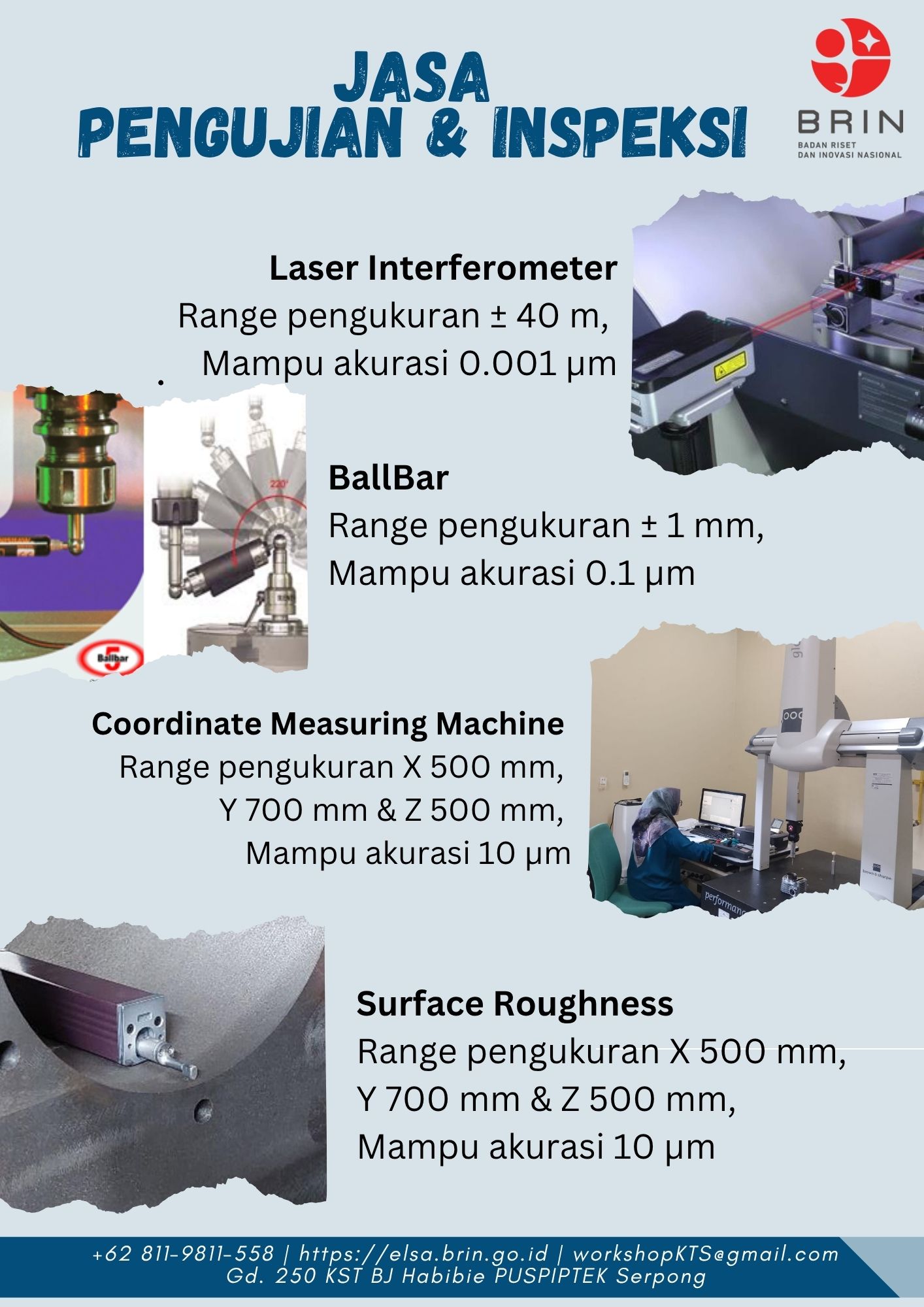 Laboratorium Keteknikan Terpadu - Lab Permesinan Otomasi, Pengujian dan Inspeksi