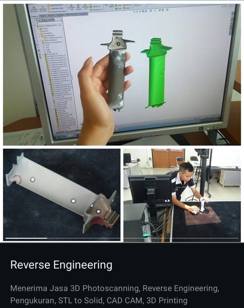 Laboratorium Keteknikan Terpadu - Lab Desain dan Reverse Engineering
