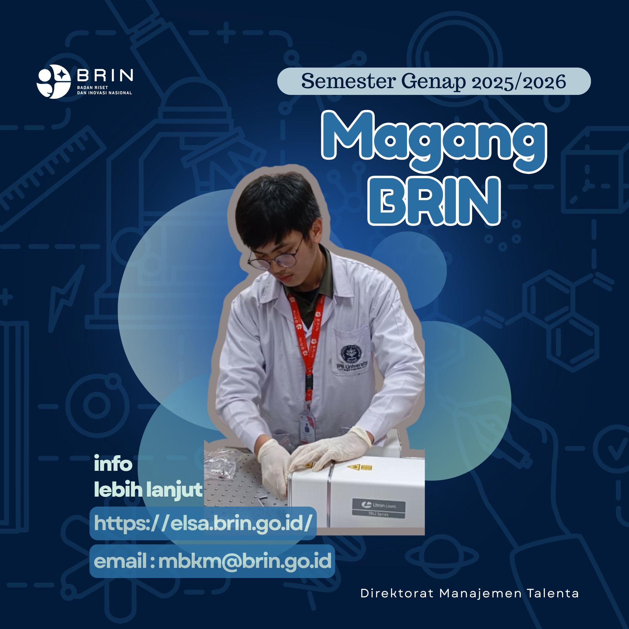 Magang Riset - Rekayasa Teknologi Pangan Protein Alternatif - KST Serpong (Bacharuddin Jusuf Habibie)