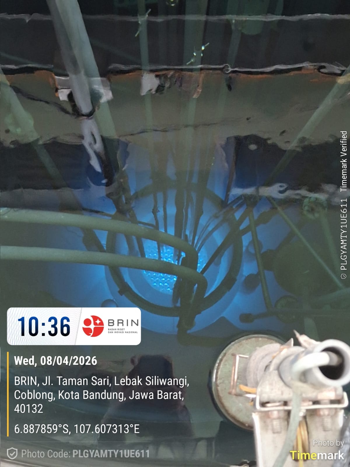Eksperimen SSK Reaktor TRIGA 2000