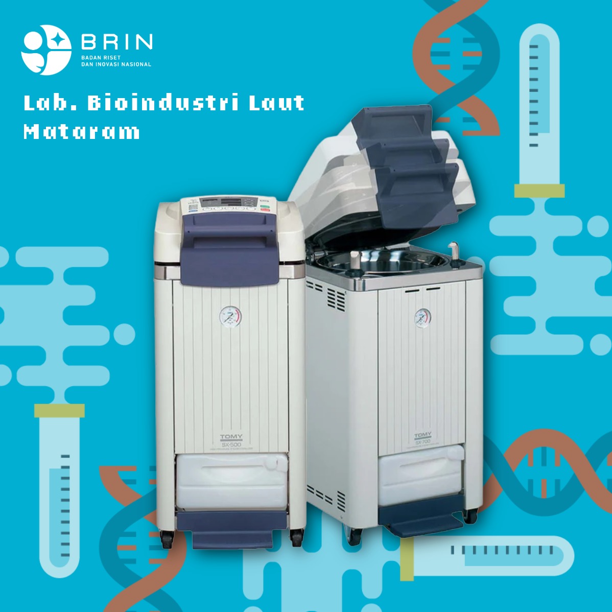 Autoclave di Lab. Bioindustri Laut Mataram