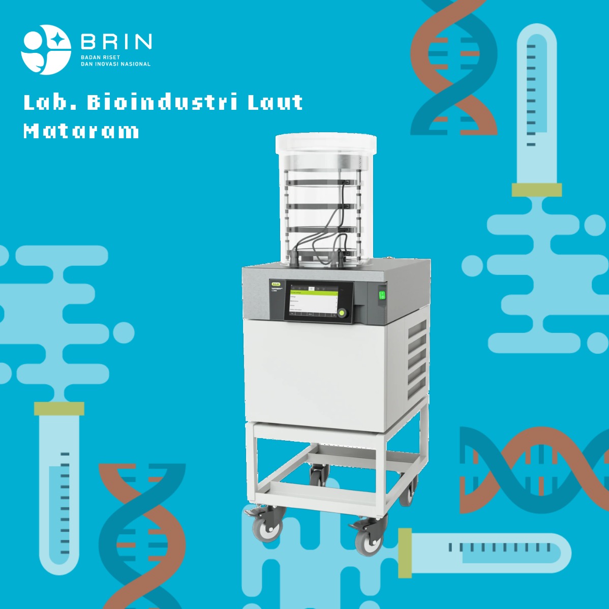 FREEZE DRYER, BUCHI LYOVAPOR L200 - di Lab. Bioindustri Laut Mataram