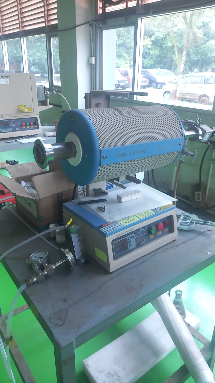 Penggunaan Tube Furnace GSL-1100X