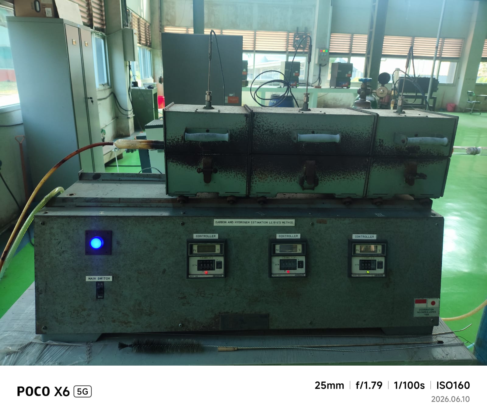 Penggunaan furnace carbon and hydrogen estimation