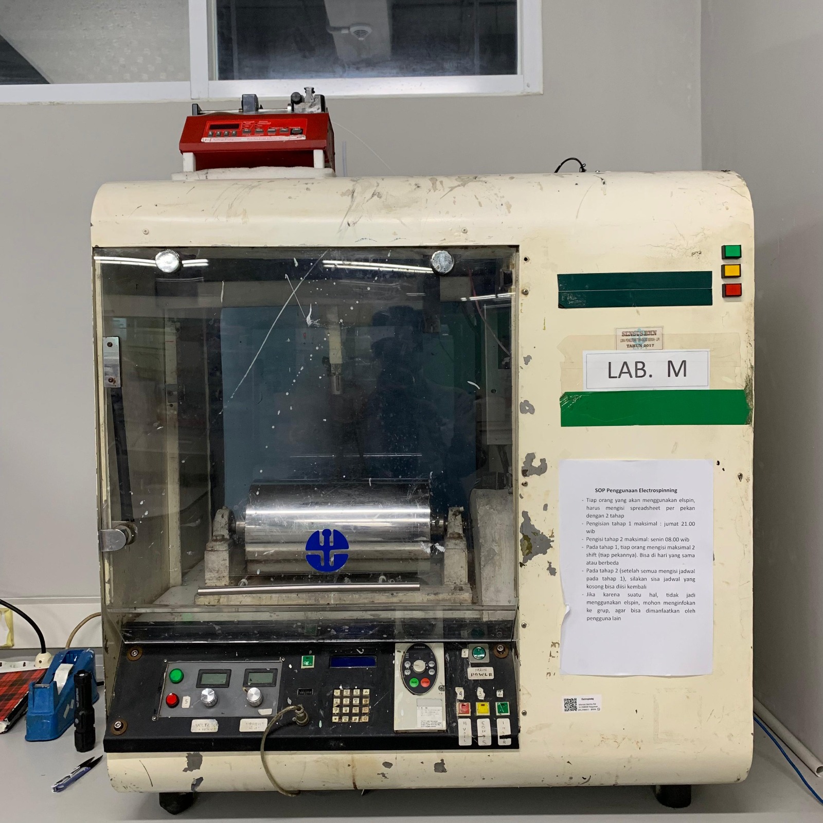 Pembimbingan Tugas Akhir S2 - Pengembangan nanofiber dengan teknologi elektrospinning untuk S2- KST Samaun Samadikun Bandung
