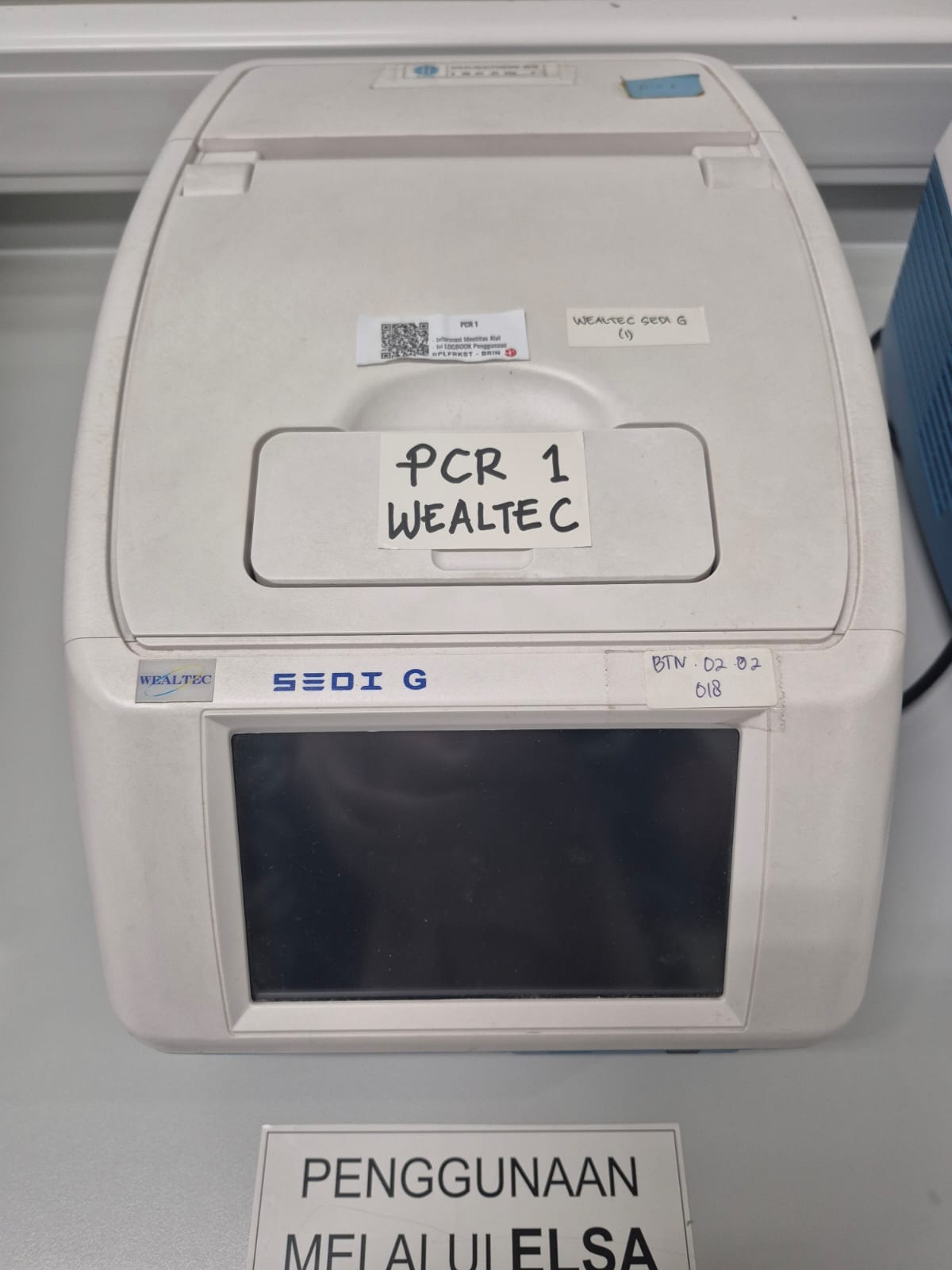 Penggunaan Mesin PCR 1 Wealtec SEDI G