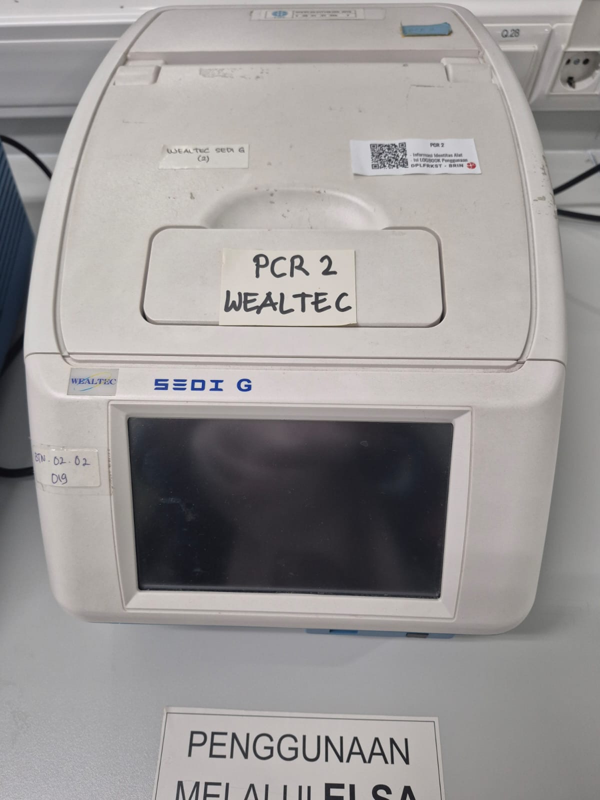 Penggunaan Mesin PCR 2 Wealtec SEDI G
