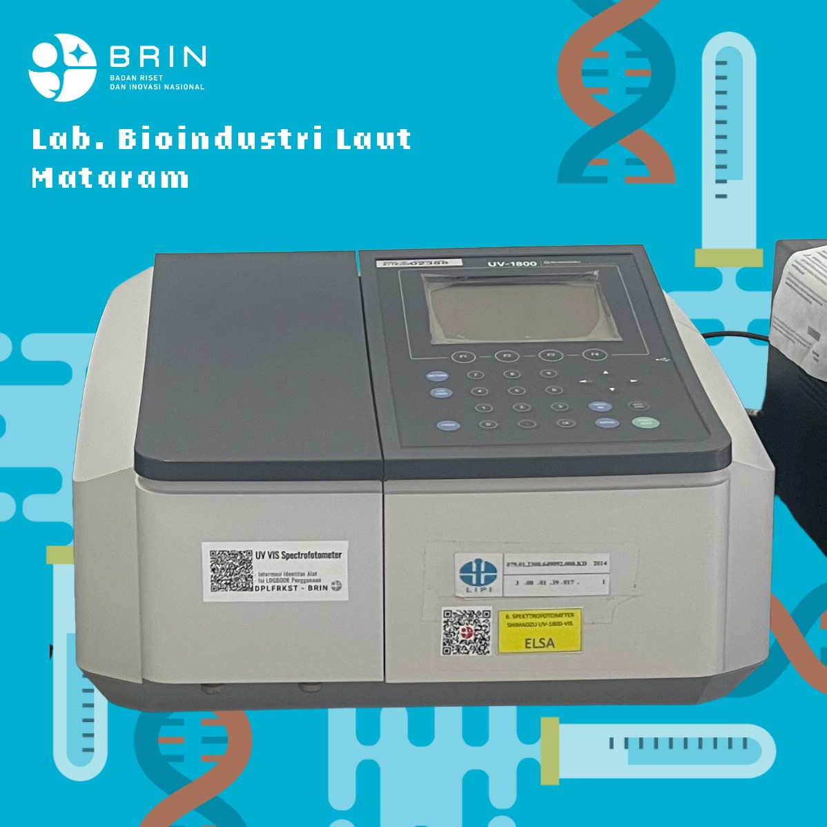 Penggunaan alat Spectrophotometer UV VIS