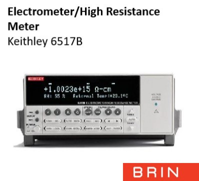 pengukuran menggunakan Electrometer/High Resistance Meter