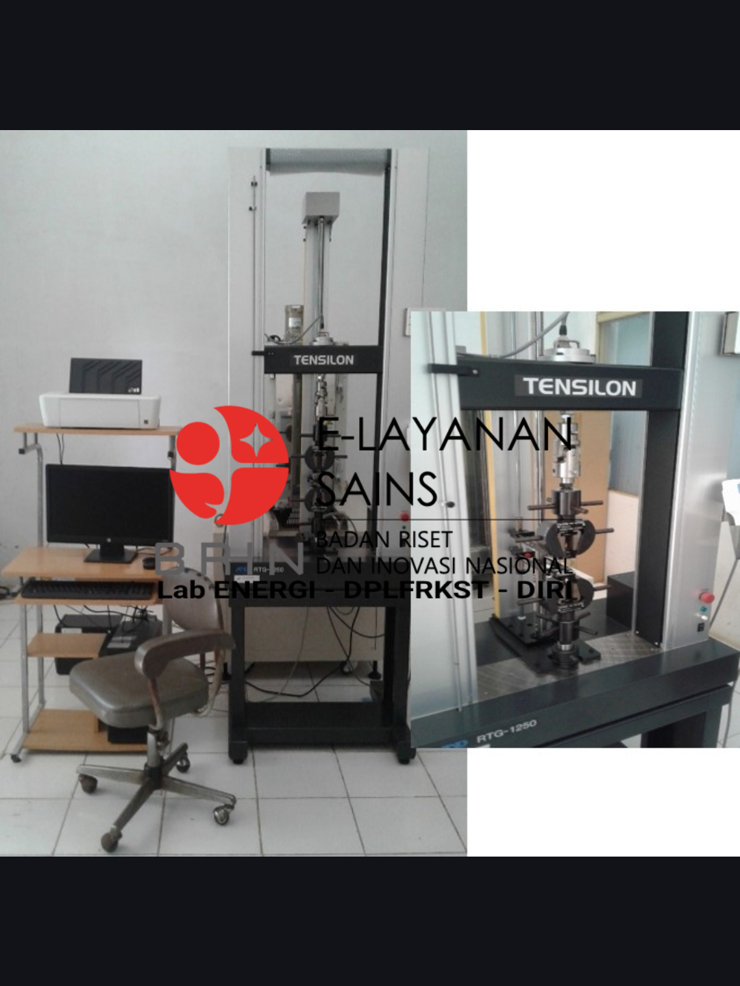 Universal Testing Machine 5 KN untuk pengujian sifat mekanik polimer dan karet 