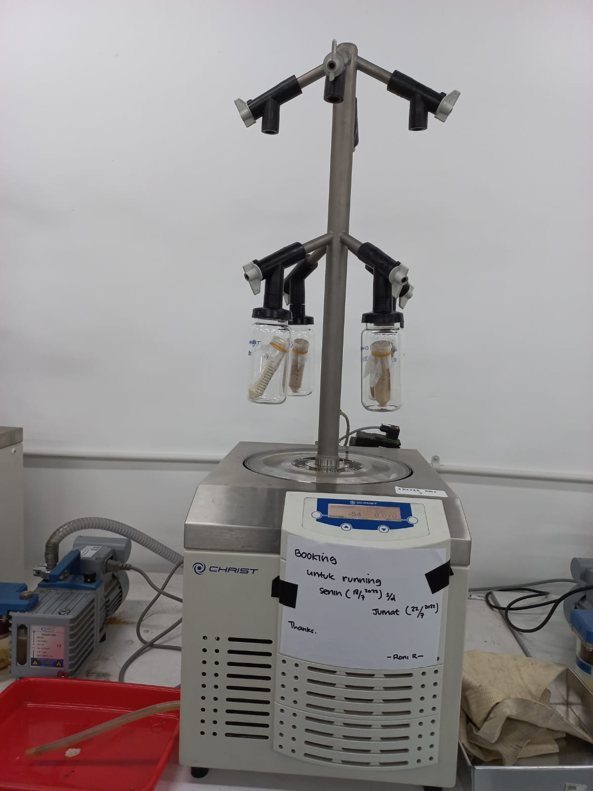 Freeze Dry, CHRIST Alpha 1-2 LD Plus. Ruang Proksimat GENOMIK - 3