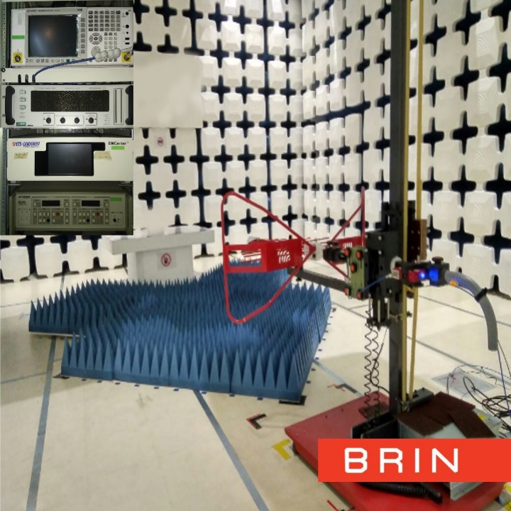 LEI , KST BJH Puspiptek, Serpong: 1. Pengujian EMC Peralatan Elektronik Kls A Hasil Pengembangan pada Jarak 10 m