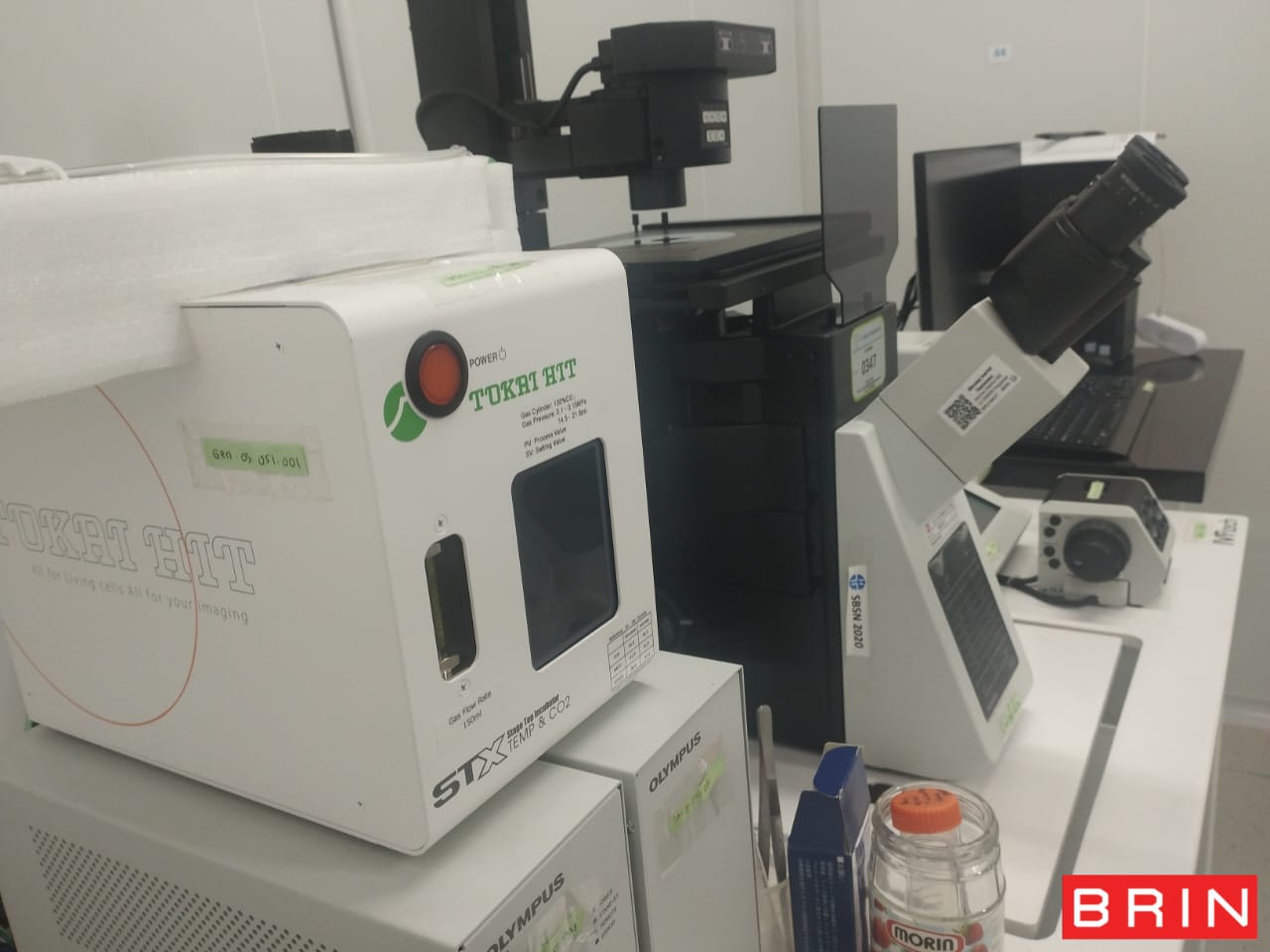 Motorized Fluorescence Inverted Microscope for Live Cell Imaging  (Olympus IX83) - Genomik