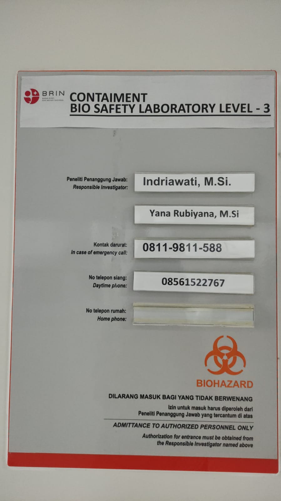 Fasilitas ABSL 3 Room 1