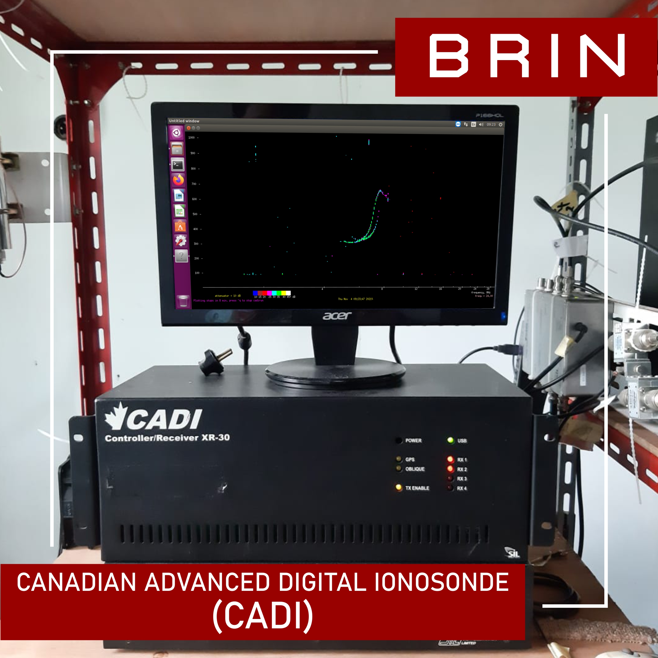 Layanan Data level 0 (Data RAW) Peralatan Ionosonda (CADI)