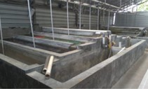 Bak Beton Untuk Riset Perikanan Air Laut di Lab Bioindustri Laut Mataram KS Lombok