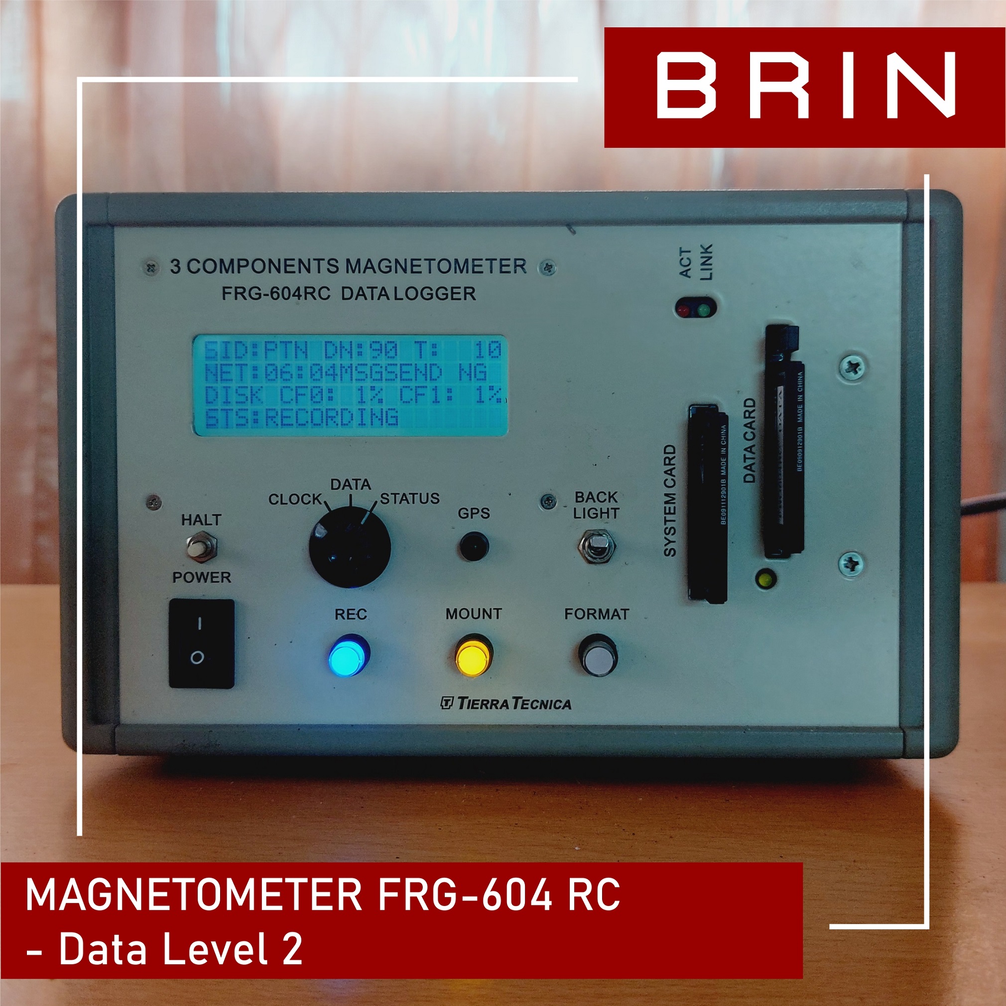 Level 2 Data Service (Noise-Filtered ASCII Data) from Magnetometer Instrument