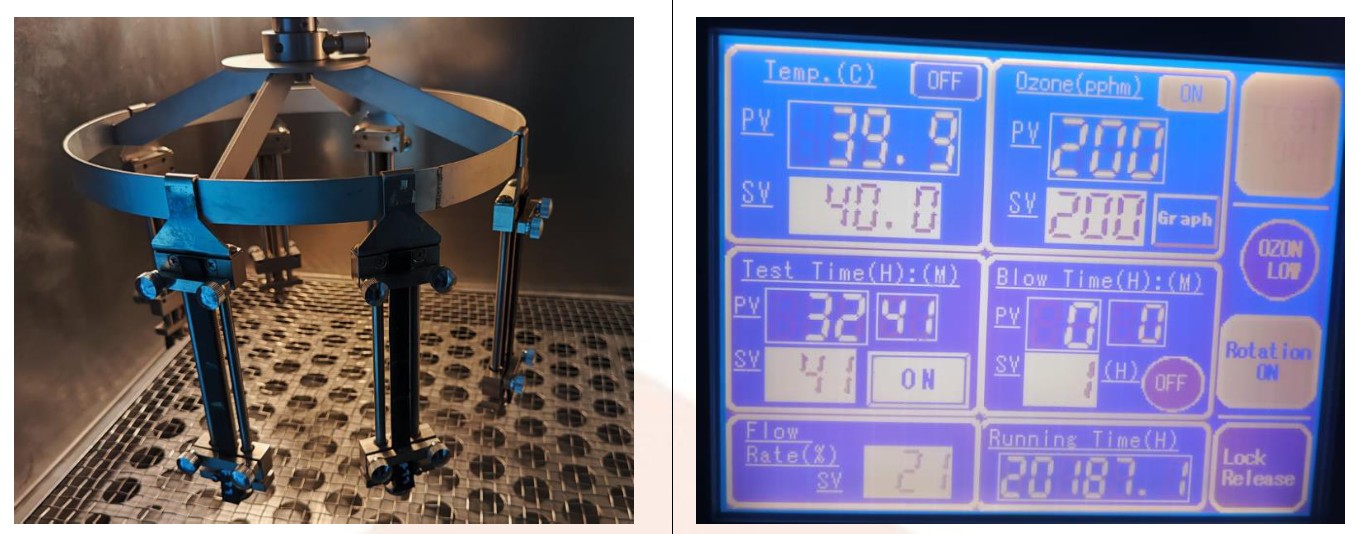 Analisis ketahanan terhadap Ozon (100-999 jam) Sampel ke 2 dst