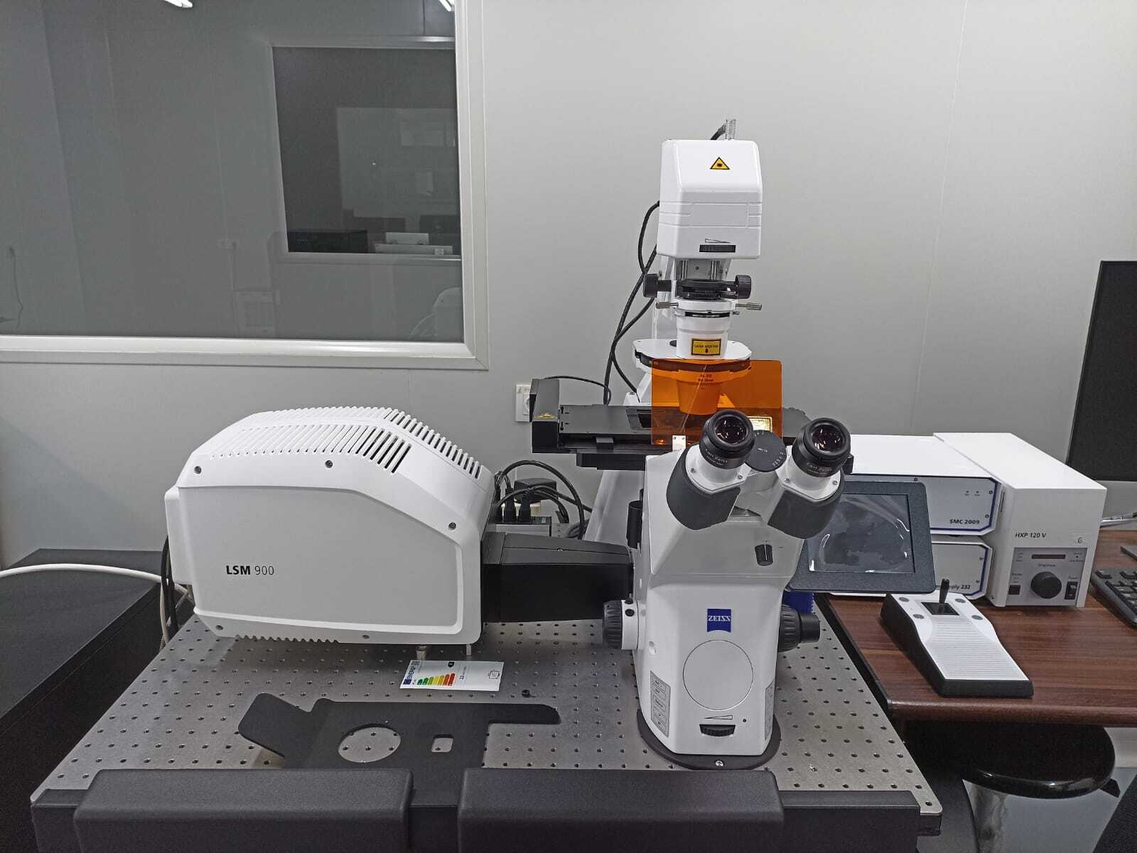 Analisis fluorescence (Mikroskop Konfokal LSM-900)  Gedung Genomik - Pengoperasian Mandiri