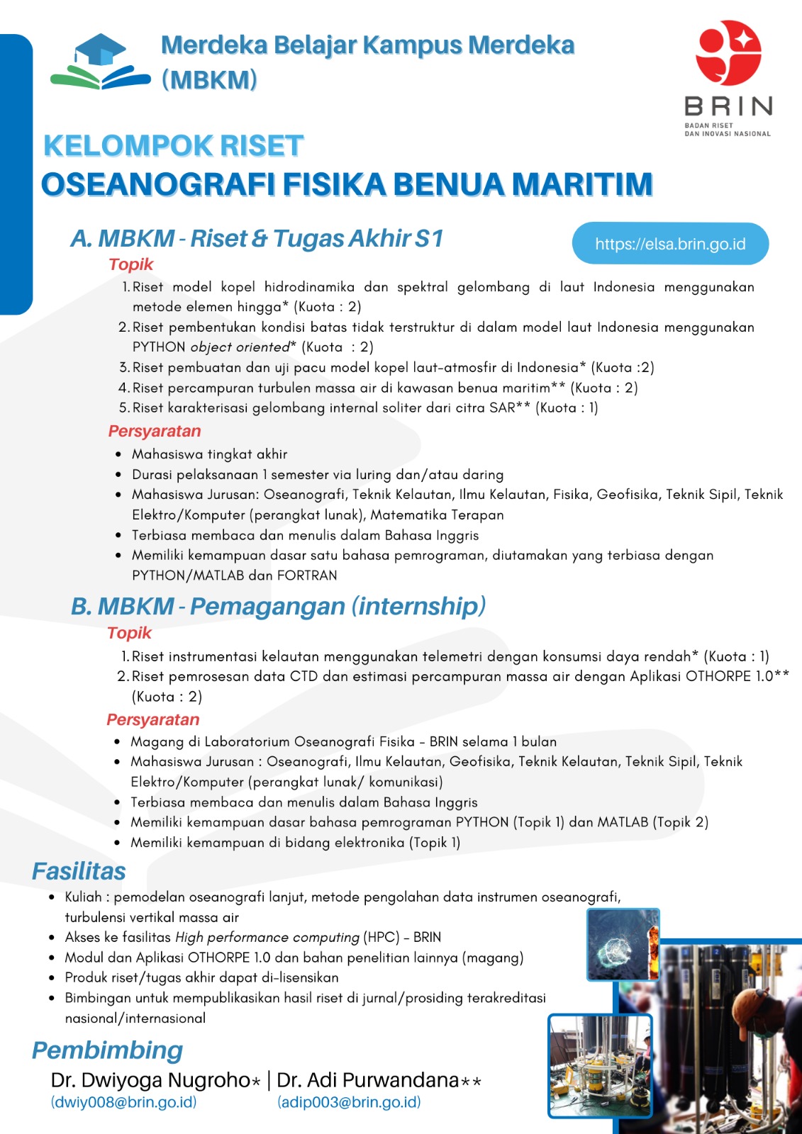 Riset-Kelompok Riset Oseanografi Fisika Benua Maritim-Jakarta Ancol