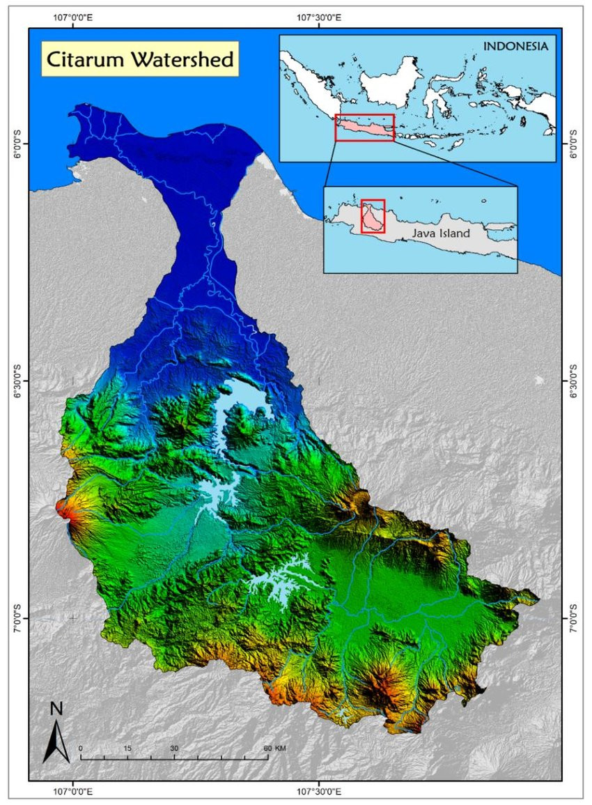 Riset_Geospasial sumberdaya alam dan lingkungan global_Modelling Water Balance and Water Scarcity Using Ecosystem service in Central Citarum Watershed Indonesia_Cibinong