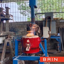 Penggunaan DC-Arc Furnace di Laboratorium Mineral Terpadu Lampung