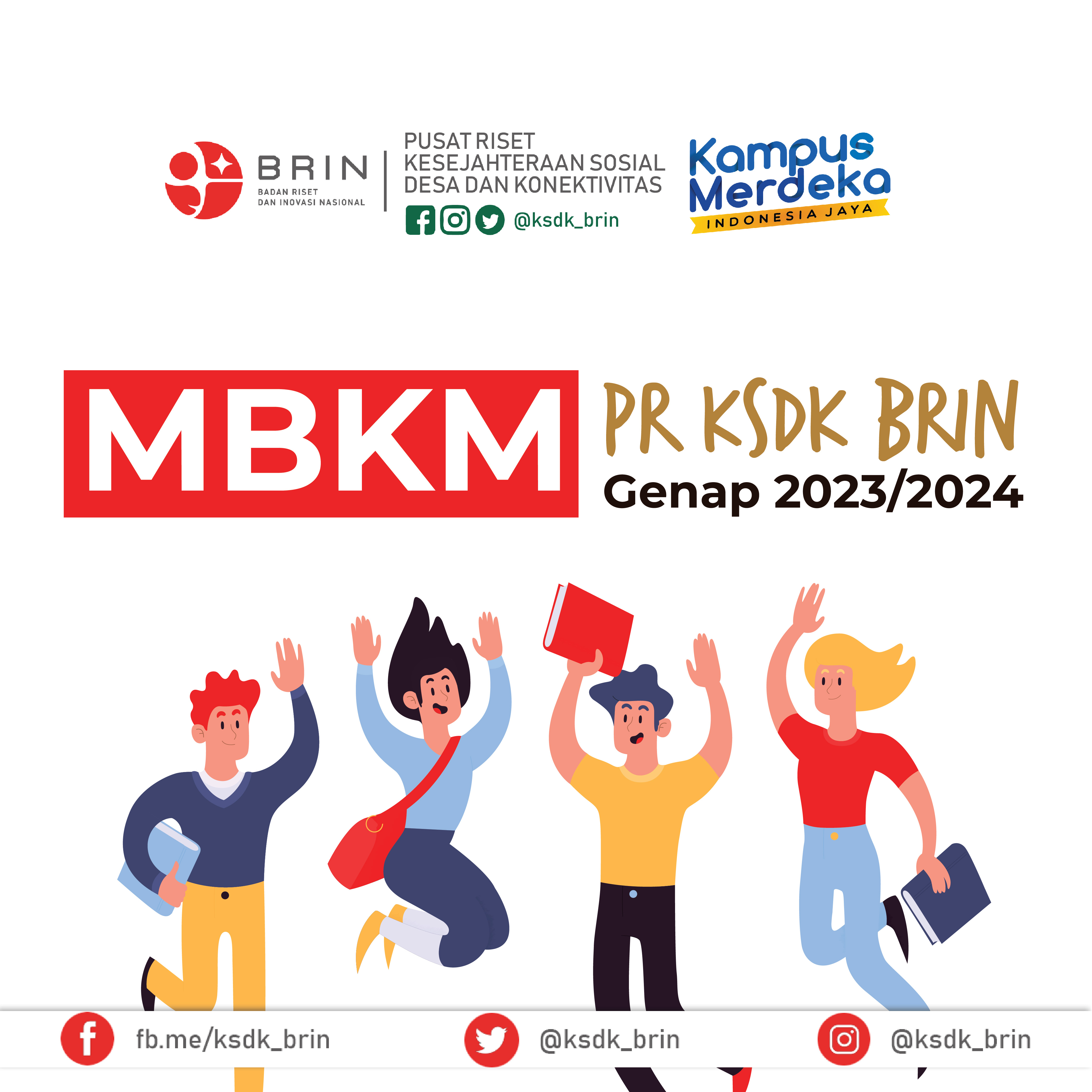 PR KSDK BRIN| Konektivitas Ruang Wilayah| Magang/Praktek Kerja (Non Riset) - Jakarta (Gatot Subroto) 