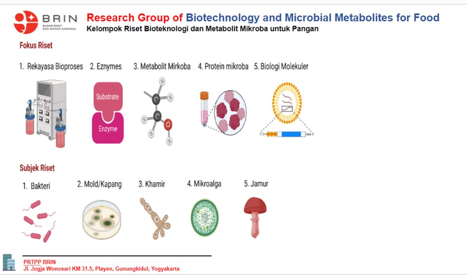 Riset - Bioteknologi dan Metabolit Mikroba untuk Pangan 