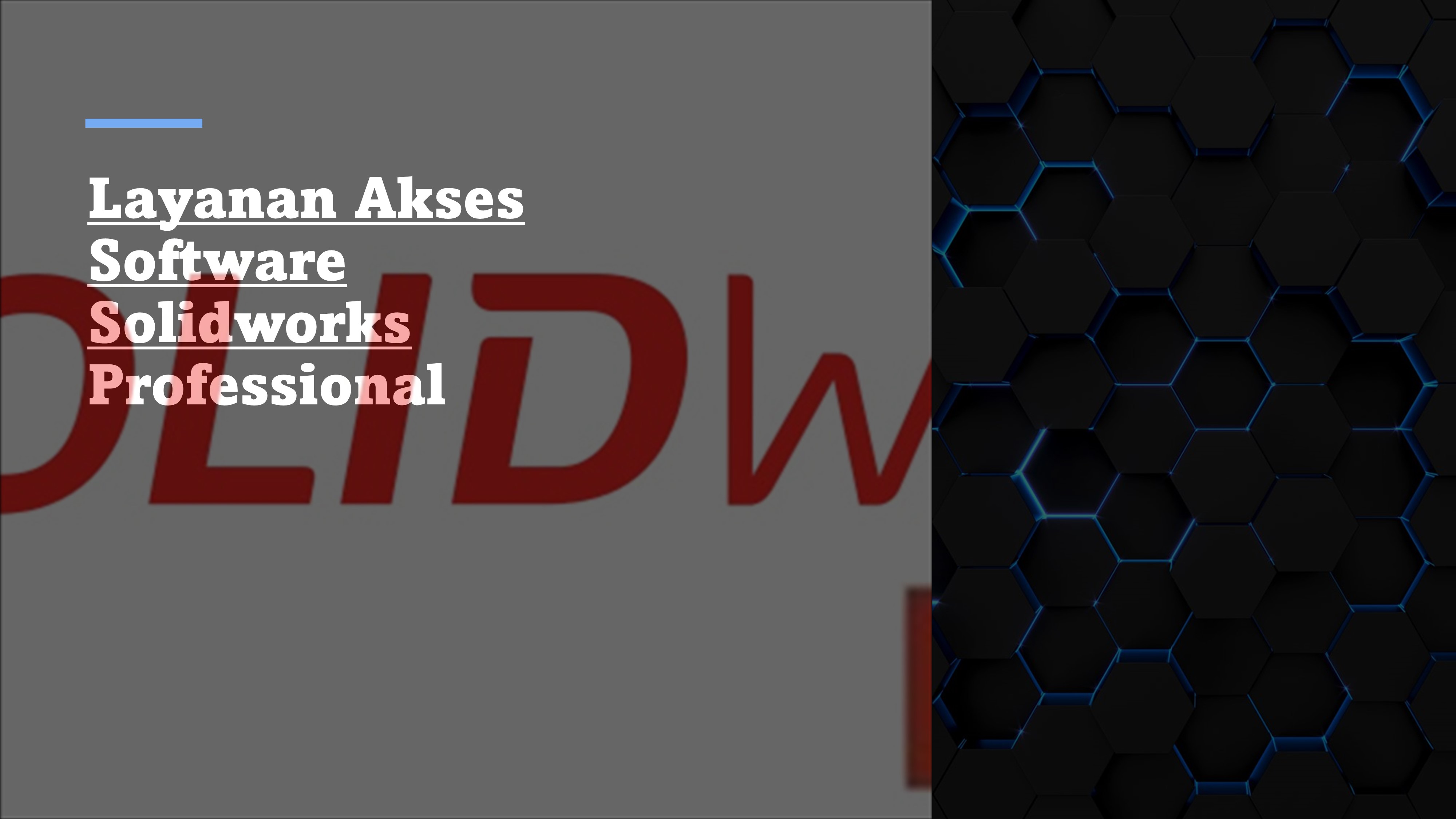 Layanan Akses Software Solidworks Professional