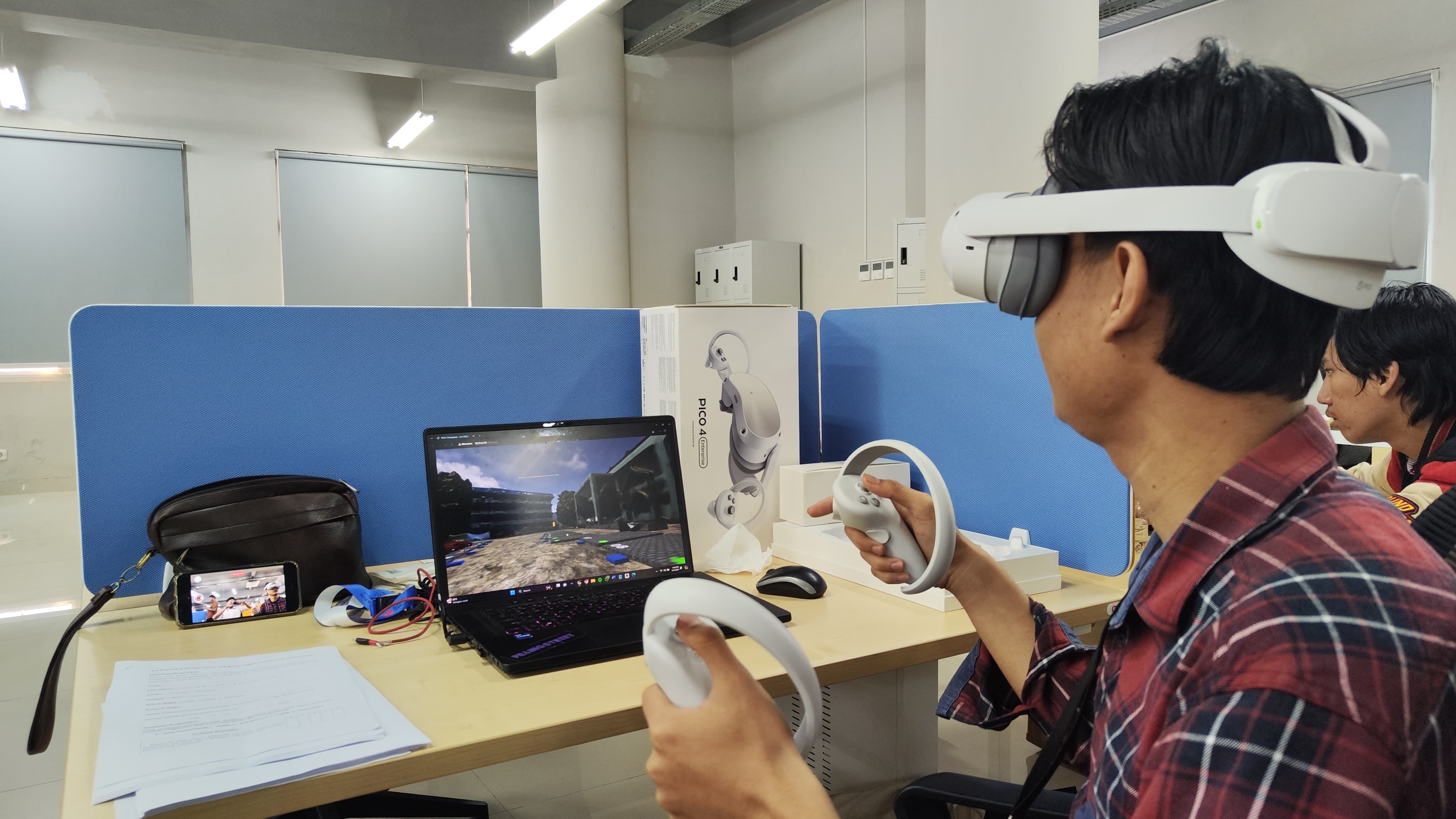 Research-Human Computer Interaction and Visualization-Bandung-Virtual Digital Twin Application regarding the Condition of the KST Samaun Parking Area Bandung