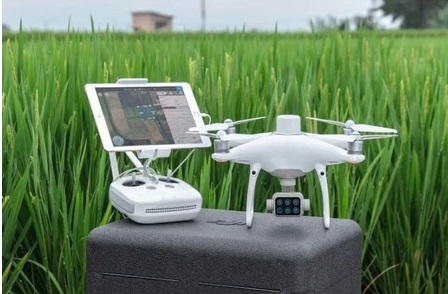 use of multispectral drones
