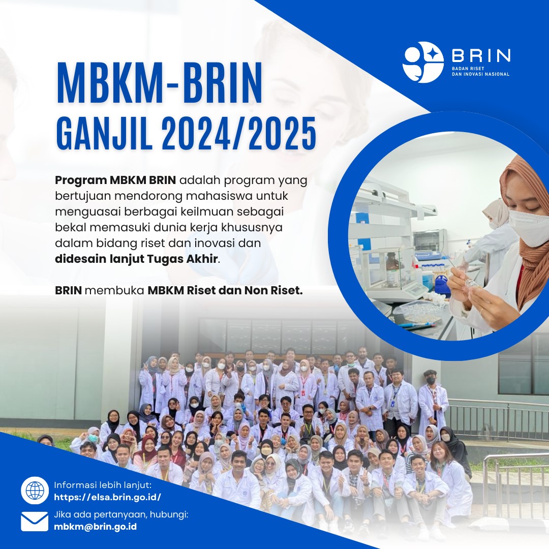 Internship/Work Practice (Non Research) Legal and Cooperation Assistance for the BRIN Serpong Work Office [Odd Semester 2024/2025]