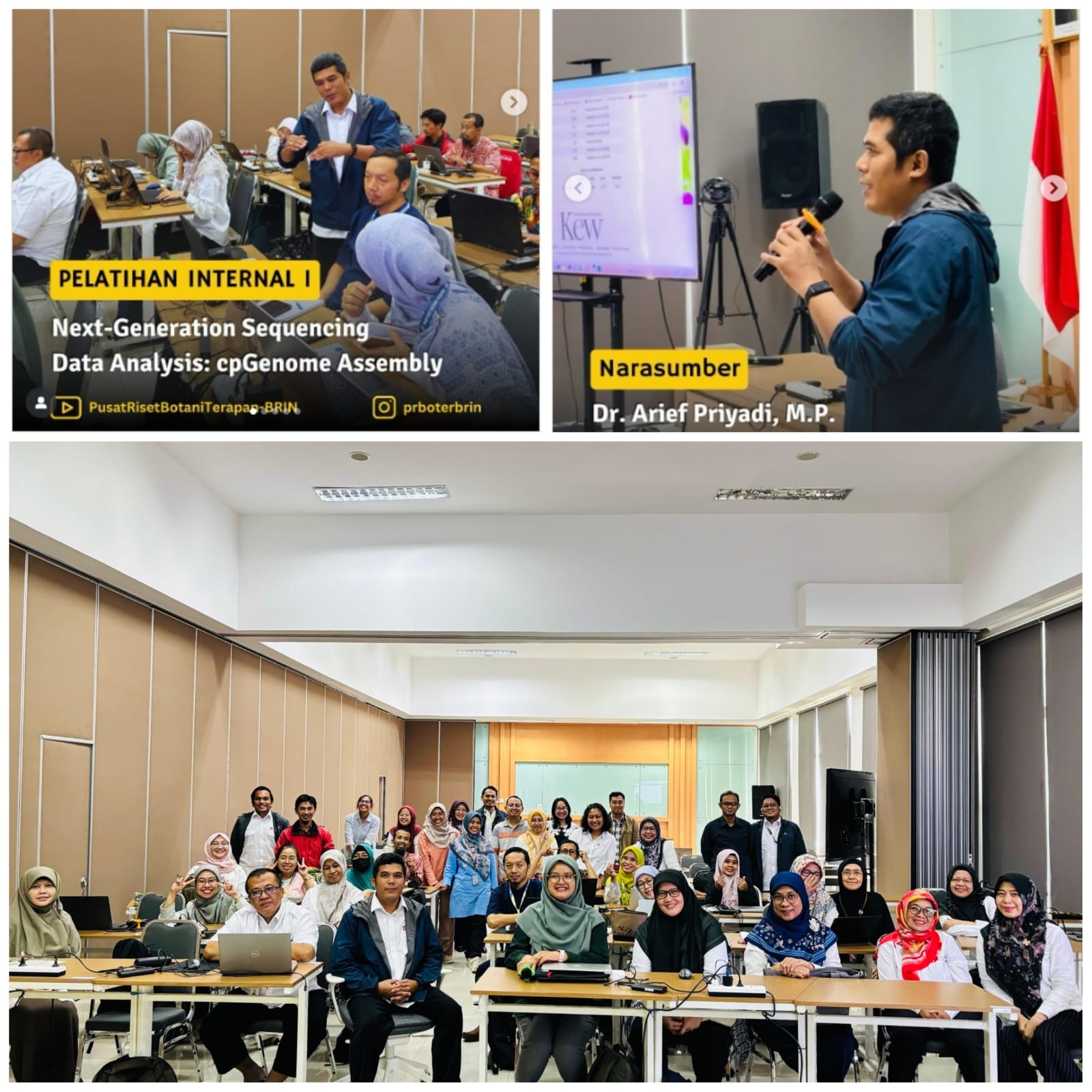 Pembimbingan Tugas Akhir Mahasiswa S1 Kelris Genetika Tumbuhan 