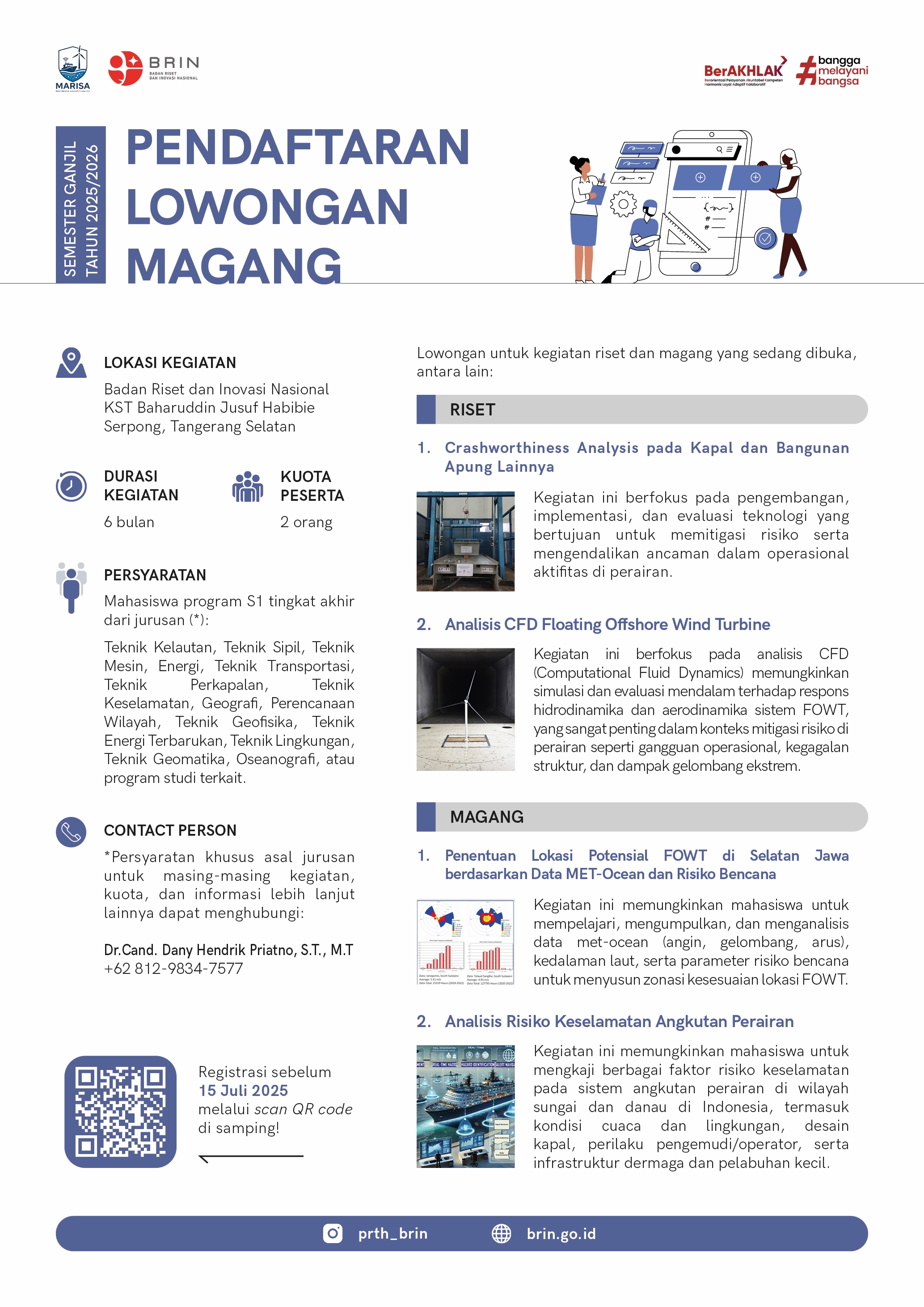 Riset - Analisis CFD Floating Offshore Wind Turbine | KST BJ Habibie SERPONG