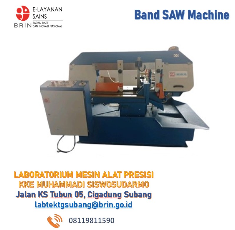 Mesin Gergaji (Band saw Machine)