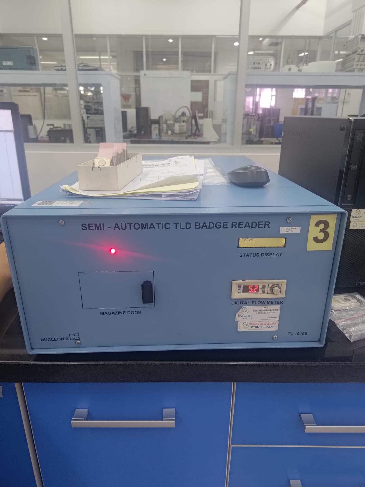 Jasa analisis/zero cek dosimeter perorangan (TLD BARC )