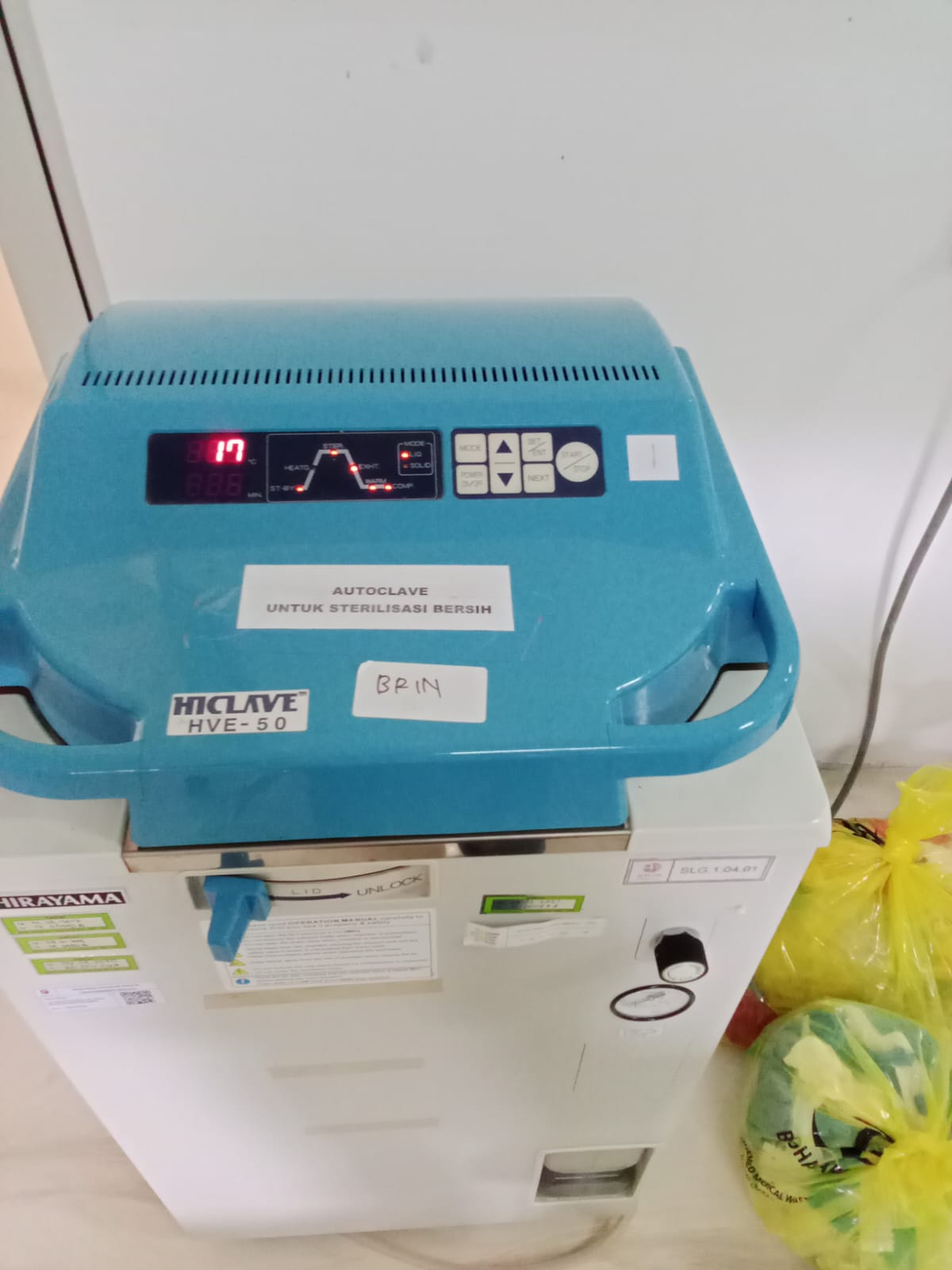 sterilisasi menggunakan autoclave