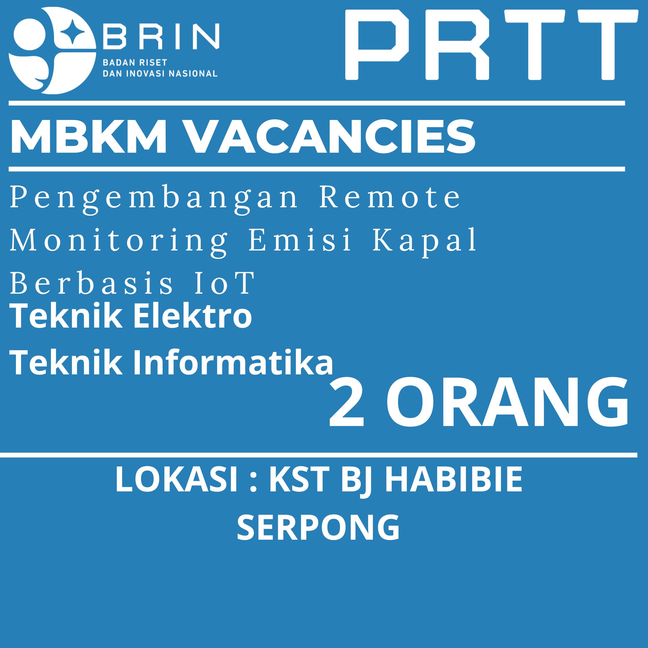 MBKM - Pengembangan Remote Monitoring Emisi Kapal Berbasis IoT - Keselamatan Transportasi