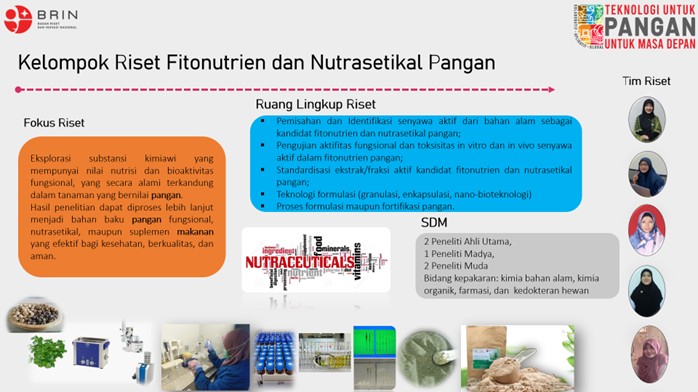 Riset - Fitonutrien dan Nutrasetikal Pangan- KST Umar Anggara Jenie Gunungkidul-Playen