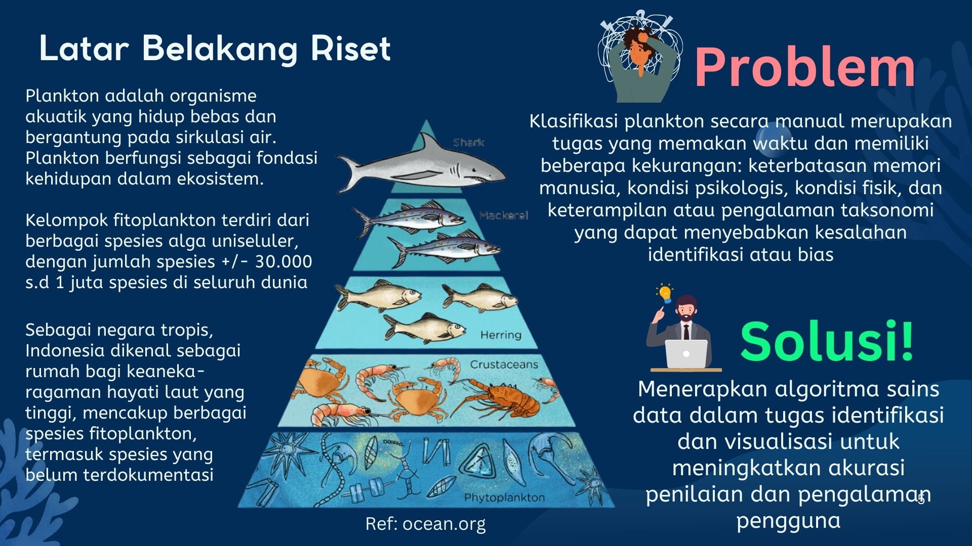 Magang Riset di Pusat Riset Sains Data dan Informasi - HCIV: Identifikasi dan Visualisasi Data Plankton