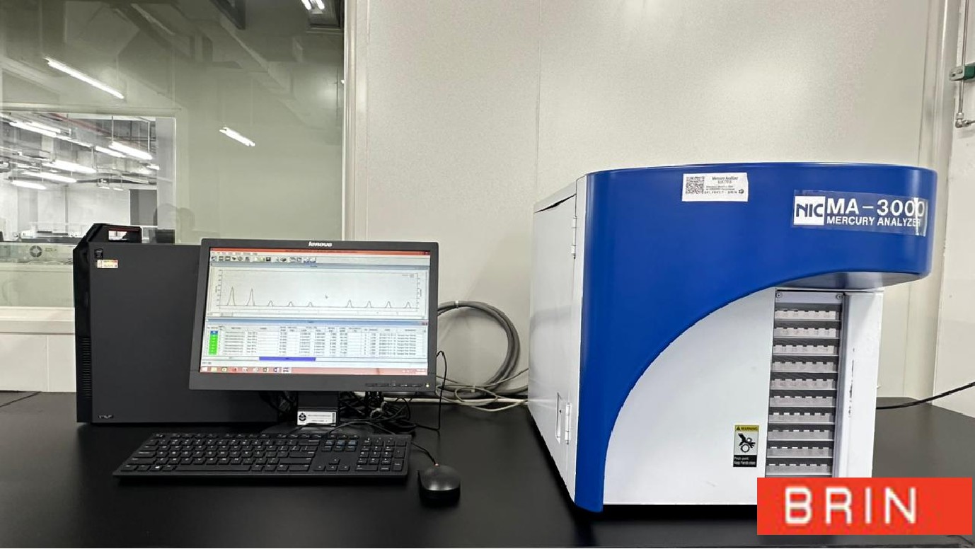 Analisa Kadar Mercury Total (THg) Dengan Mercury Analyzer - Gedung Genomik